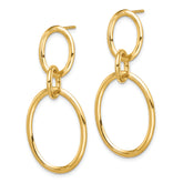 10k Yellow Gold Hoop Earrings